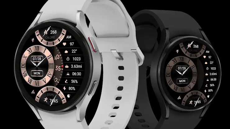 Rose Gold Turntable ZKin Watch screenshot 3
