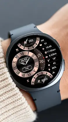 Rose Gold Turntable ZKin Watch screenshot 8