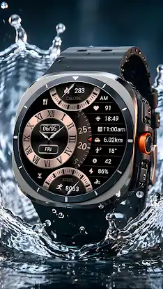 Rose Gold Turntable ZKin Watch screenshot 2