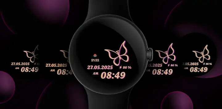 Butterfly Rose Gold — Android app banner