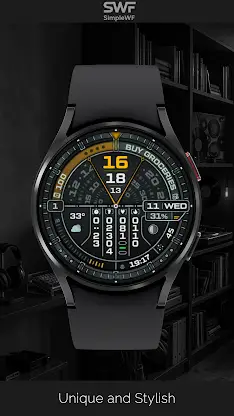 Futuristic Watch Face: DIGI 5 screenshot 3