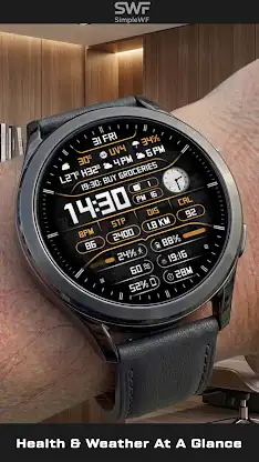 Digital Watch Face Infowatch 1 screenshot 1