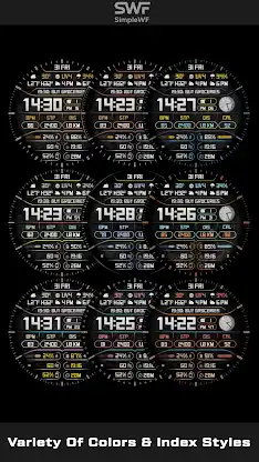 Digital Watch Face Infowatch 1 screenshot 4