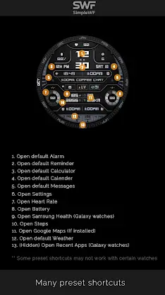 Digital Watch Face Infowatch 3 screenshot 8