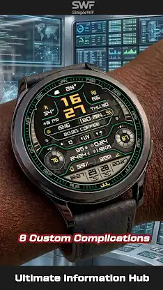 Digital Watch Face Infowatch 3 screenshot 1