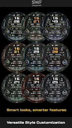 Digital Watch Face Infowatch 3 screenshot 4