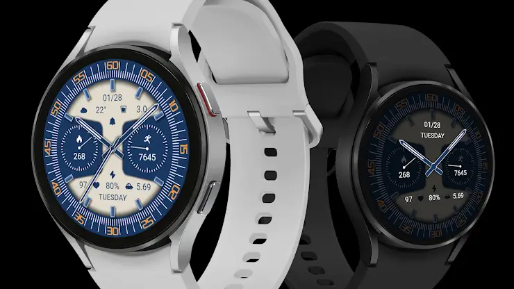 ZKin WatchFace Sea Blue Quartz screenshot 1