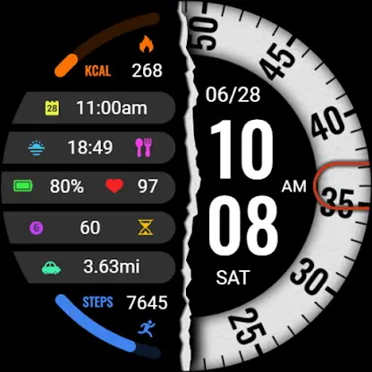 Shredder Half Screen ZKinWatch screenshot 6