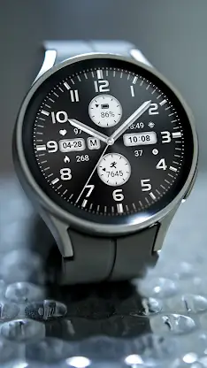 ZKin Watch Silver Big Numbers screenshot 4