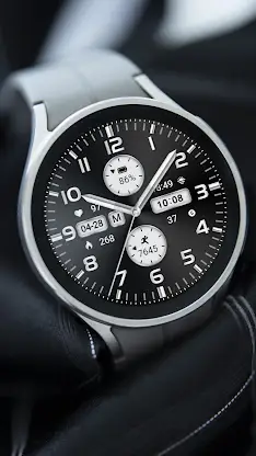 ZKin Watch Silver Big Numbers screenshot 2