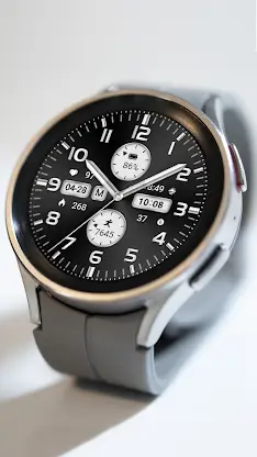 ZKin Watch Silver Big Numbers screenshot 3