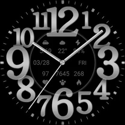 Silver Black Form ZKin Watch screenshot 6