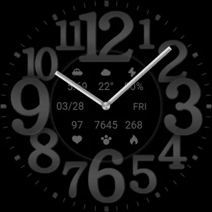 Silver Black Form ZKin Watch screenshot 7