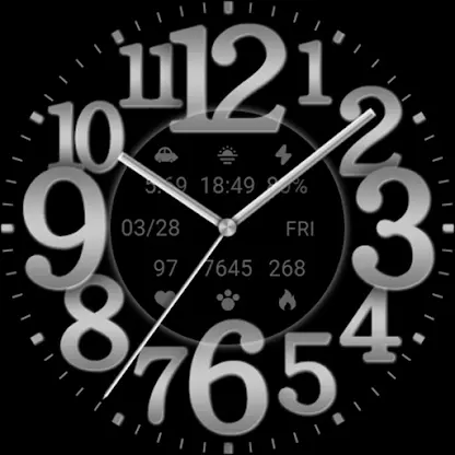 Silver Black Form ZKin Watch screenshot 8