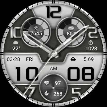 Silver Emboss ZKin Watch screenshot 6