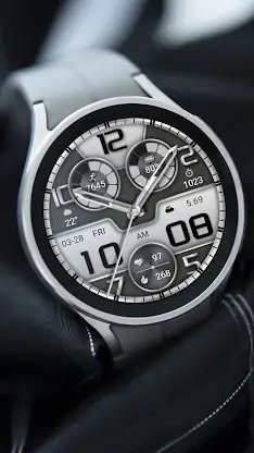 Silver Emboss ZKin Watch screenshot 2