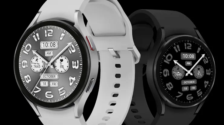 Silver Gray Quartz ZKin Watch screenshot 2