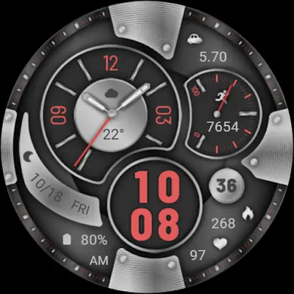 Silver Surround ZKin Watch screenshot 6