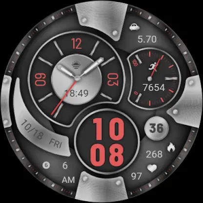 Silver Surround ZKin Watch screenshot 8