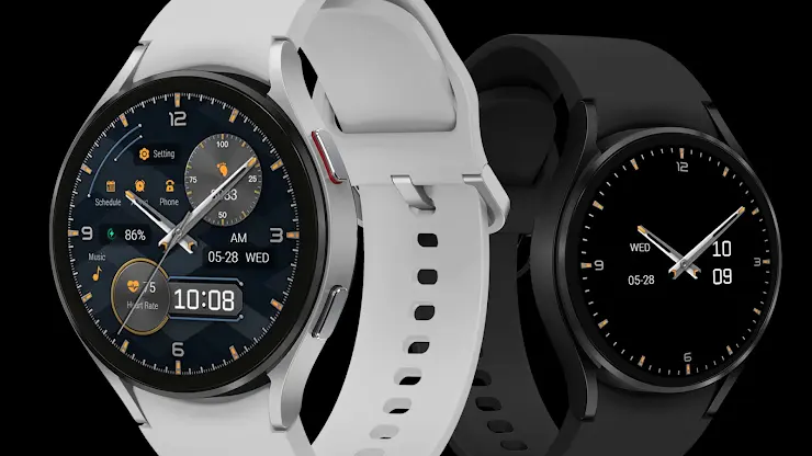 Simple Blue ZKin Watch screenshot 1