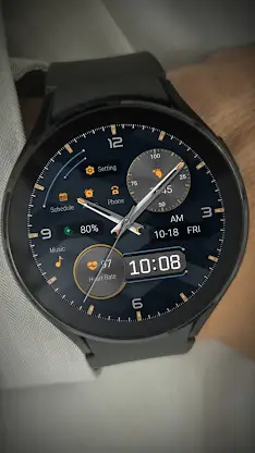 Simple Blue ZKin Watch screenshot 4