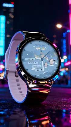Snow penguin For Wear OS screenshot 8