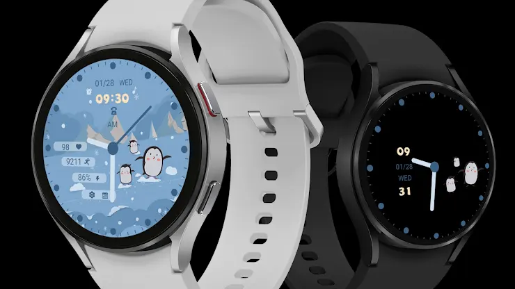 Snow penguin For Wear OS screenshot 2