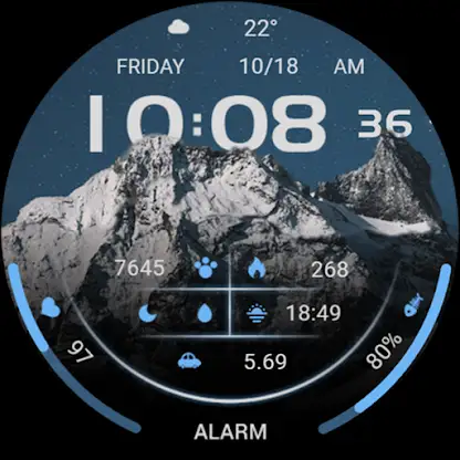 ZKinWatch Snowy Mountain Range screenshot 6