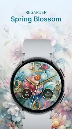 Spring Elegance Watch Face screenshot 1