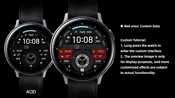 Stacked Clock ZKin Watch Faces screenshot 4