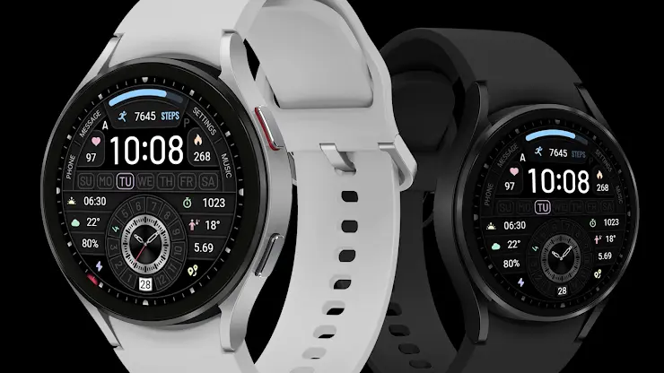 Stacked Clock ZKin Watch Faces screenshot 3