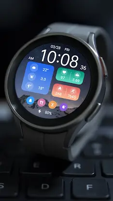 Starry Night Widget ZKin Watch screenshot 5