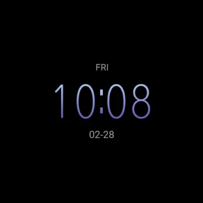 ZKin Watch Starry Sky Widget screenshot 8