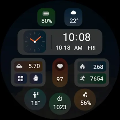 ZKin WatchFace Sunny Component screenshot 8