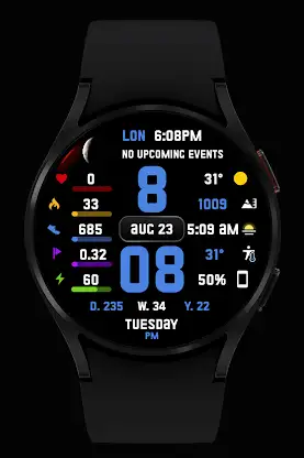 SuperInfo Watch Face Wear OS screenshot 4