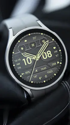ZKin Watch Face Texture Yellow screenshot 2