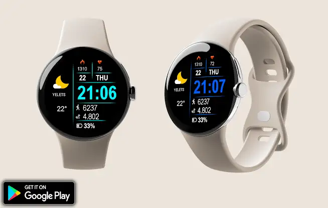Digital Retix Watch Face screenshot 3
