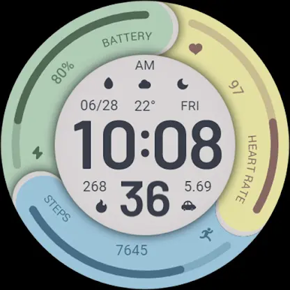 ZKin Watch Tricolor Colored screenshot 7