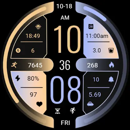 Two Color Contrast ZKin Watch screenshot 7
