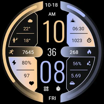 Two Color Contrast ZKin Watch screenshot 6