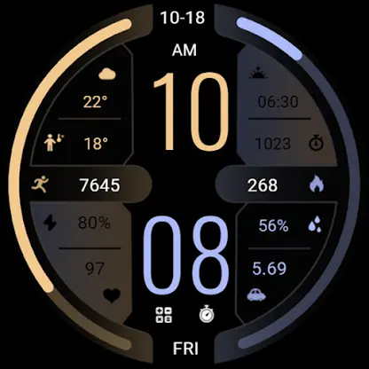 Two Color Contrast ZKin Watch screenshot 8