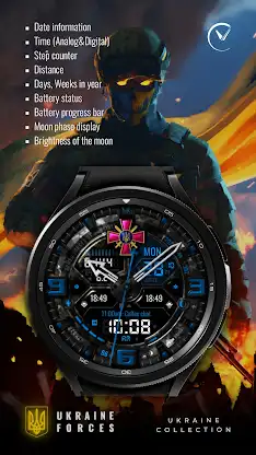 Voron U.FORCES Watch Face screenshot 2