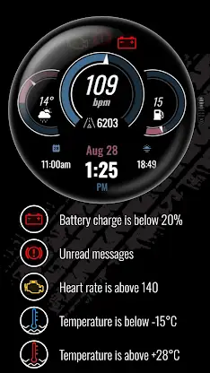 Tacho Watch Face screenshot 2