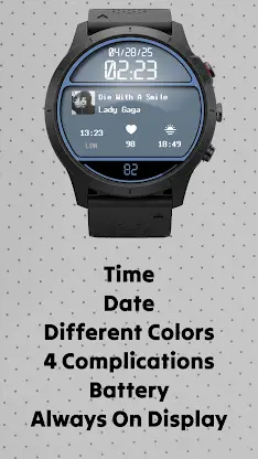 Digital Watchface D1 screenshot 2