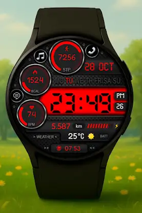 Vector Digital Watch Face screenshot 3