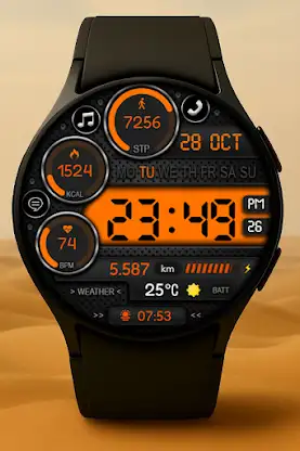 Vector Digital Watch Face screenshot 4