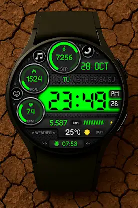 Vector Digital Watch Face screenshot 6
