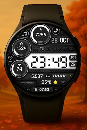 Vector Digital Watch Face screenshot 2