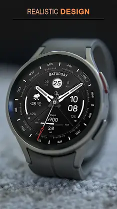 WFP 307 Modern watch face screenshot 7