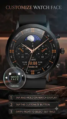 WFP 309 Elegant watch face screenshot 8